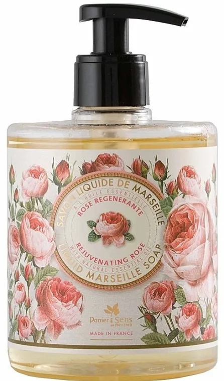 Panier des Sens Rose Liquid Marseille Soap Tekući sapun "Ruža"