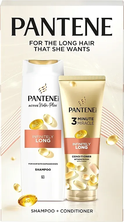 Pantene Infinitely Long Set (shm/400ml + cond/220ml)