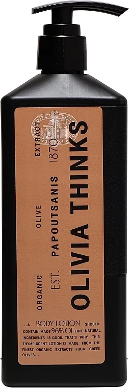Papoutsanis Olivia Thinks Body Lotion Pump/23 Losion za telo