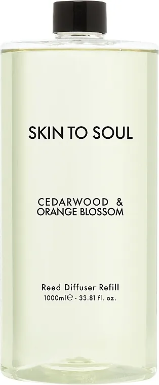 Papoutsanis Skin to Soul Reed Diffuser Cedarwood &amp; Orange Blossom Refill Aroma difuzor "Kedar i cvet narandže" (zamenski blok)
