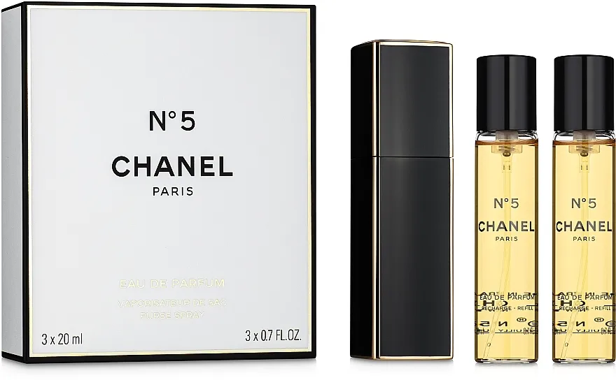 Parfemska voda (edp/3x20ml) Chanel N5 Purse Spray