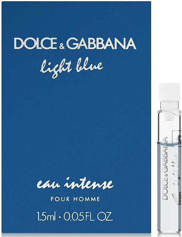 Parfemska voda (uzorak) Dolce &amp; Gabbana Light Blue Eau Intense Pour Homme