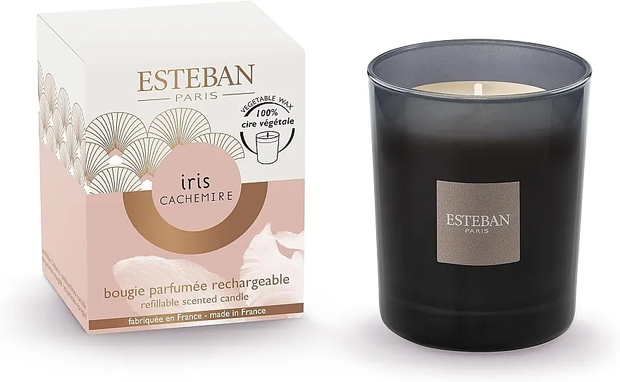 Parfimisana sveća Esteban Iris Cachemire Refillable Scented Candle