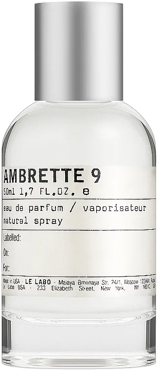 Parfimisana voda Le Labo Ambrette 9