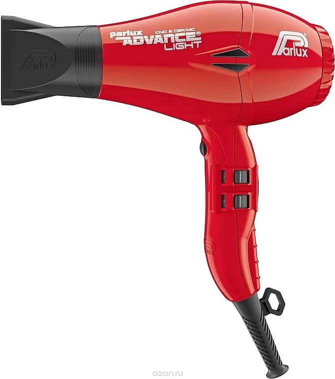 Parlux 2200 Advance Light Ionic &amp; Ceramic Red Sušilo za kosu, crveno