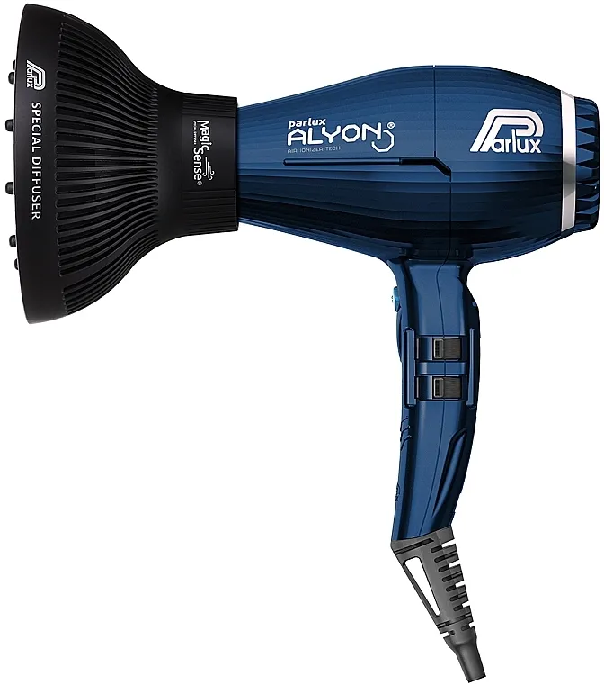 Parlux Alyon Air Ionizer Tech Midnight Blue &amp; Diffuser Fen za kosu, sa difuzorom, plavi