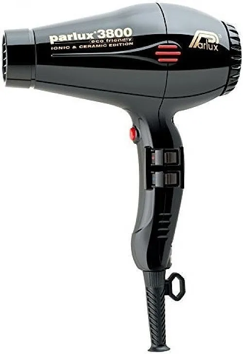 Parlux Hair Dryer 3800 Ionic &amp; Ceramic Black Sušilo za kosu
