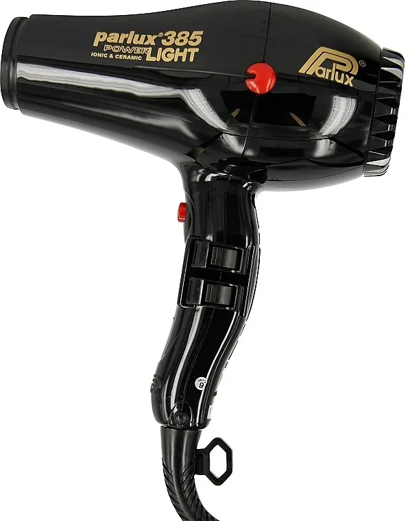 Parlux Hair Dryer 385 Powerlight Ionic &amp; Ceramic Black Sušilo za kosu
