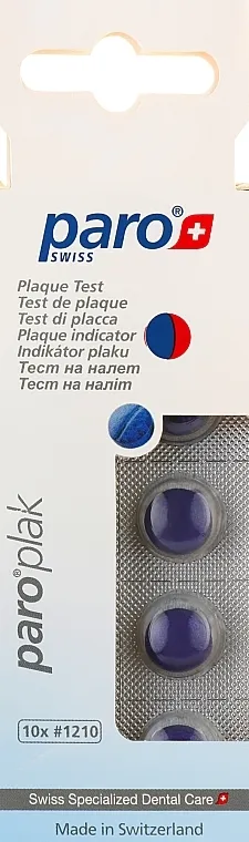 Paro Swiss Plak2 Tablete za indikaciju zubnog plaka
