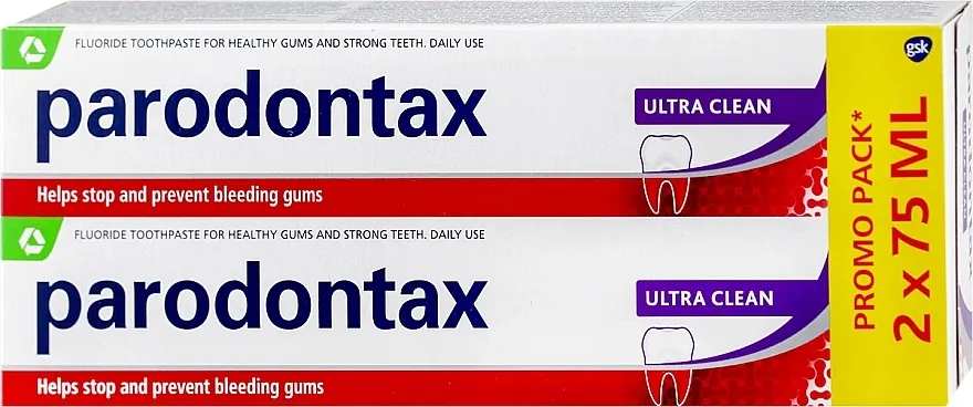 Parodontax (toothpaste/2x75ml) Set zubnih pasti 'Ultra čišćenje'