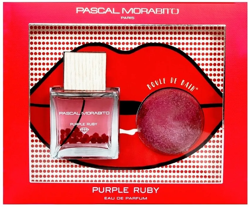 Pascal Morabito Purple Ruby Set (edp/95ml + kupka/bomba/1kom)