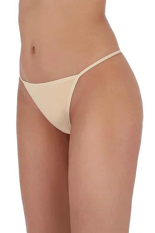 Passion Basic Thong 004 Ženske tangice, bež