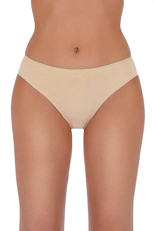 Passion Brazilske gaćice, Basic Panties 002, beige