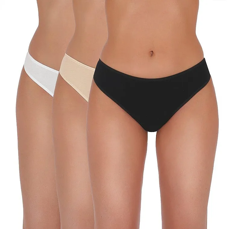 Passion Ženske gaćice tange, Basic Thong 003, 3-kom