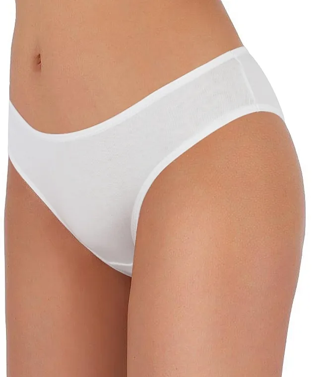 Passion Ženske gaćice tipa slip, Basic Panties 001, bela, 3‑pak