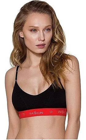 Passion Sportski top PS009, black/red