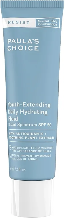 Paula's Choice Resist Youth-Extending Daily Hydrating Fluid SPF50 Hidratantna emulzija sa SPF50 za lice i telo