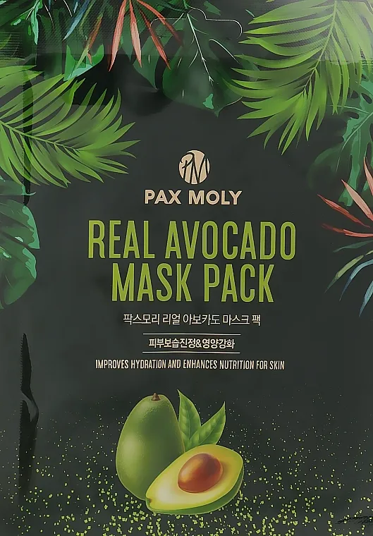 Pax Moly Real Avocado Mask Pack Sheet maska sa avokadom