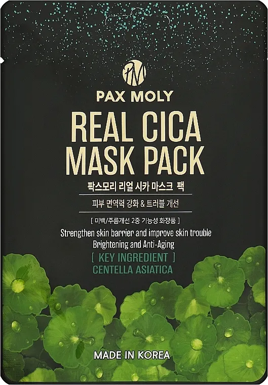 Pax Moly Real Cica Mask Pack Sheet maska za lice sa ekstraktom centele