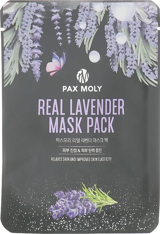 Pax Moly Real Lavender Mask Pack Sheet maska ​​s ekstraktom lavande