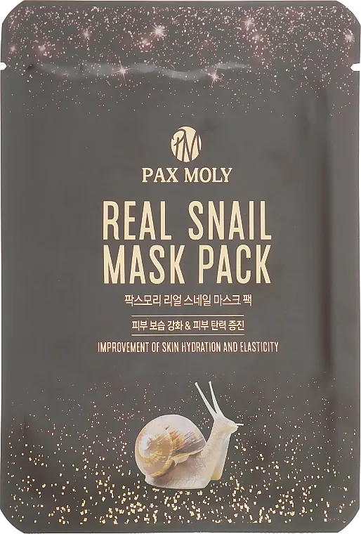 Pax Moly Real Snail Mask Pack Sheet maska sa ekstraktom mucina puža