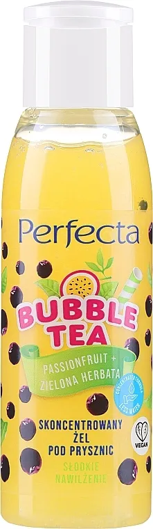 Perfecta Bubble Tea Passion Fruit + Green Tea Concentrated Shower Gel MINI Gel za tuširanje sa marakujom i zelenim čajem