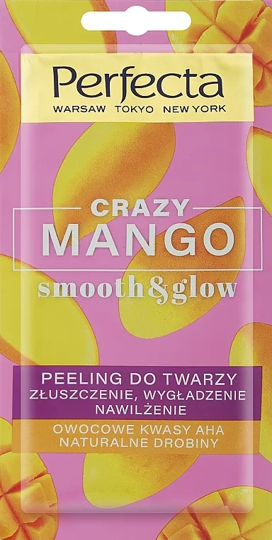 Perfecta Crazy Mango Smooth &amp; Glow Piling za lice "Piling, zaglađivanje, hidratacija"