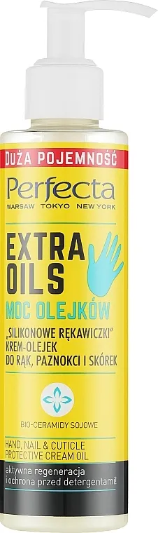 Perfecta Extra Oils Hand, Nail &amp; Cuticle Protective Cream Oil Krema-ulje za ruke "Silikonske rukavice"