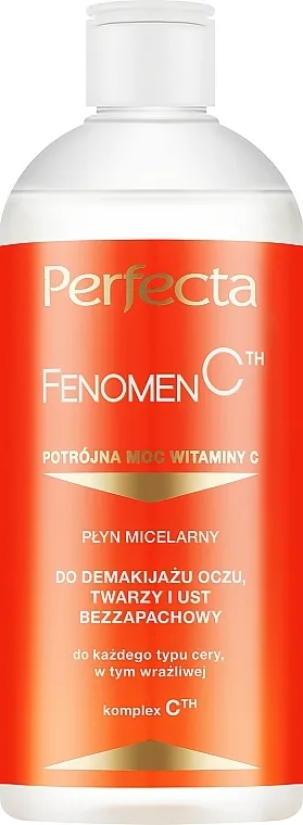 Perfecta Fenomen C Micellar Makeup Remover Micelarna voda za skidanje šminke sa očiju, lica i usana