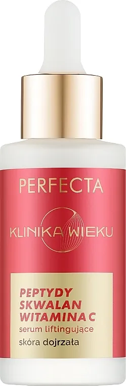 Perfecta Klinika Wieku Peptide Saqualane And Vitamin C Serum Lifting serum sa peptidima, skvalanom i vitaminom C