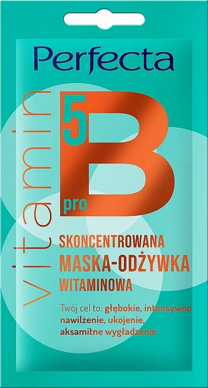 Perfecta Vitamin proB5 Koncentrirana vitaminska maska ​​za lice "Vitamin B5"