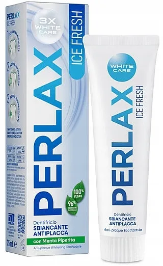 Perlax Ice Fresh Anti-Plaque Toothpaste Pasta za zube "Ledena svežina"