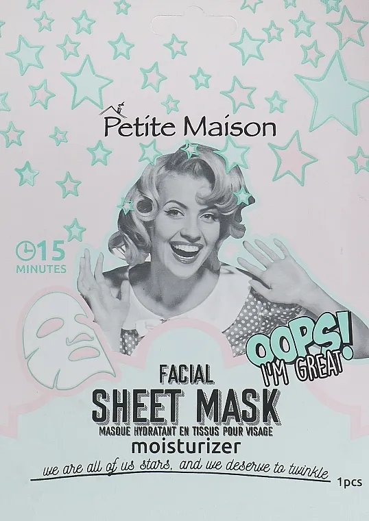 Petite Maison Facial Sheet Mask Hidratantna maska-patch za lice