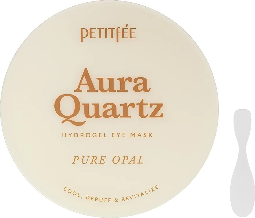 Petitfee &amp; Koelf Aura Quartz Hydrogel Eye Mask Pure Opal Hidrogel flasteri za predeo oko očiju sa proteinima bisera i prahom opala