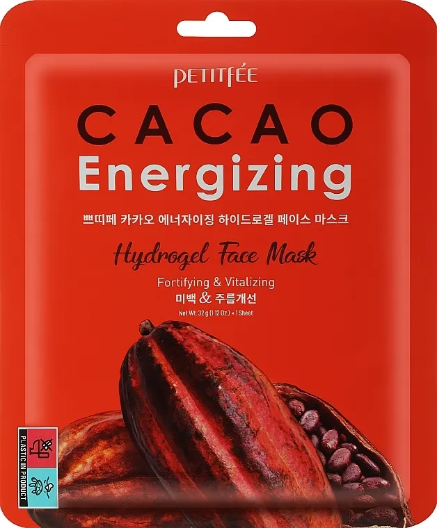 Petitfee &amp; Koelf Cacao Energizing Hydrogel Face Mask Hidrogel maska za toniranje lica sa ekstraktom kakaoa