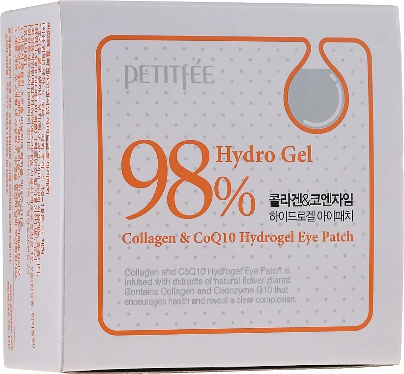Petitfee &amp; Koelf Collagen &amp; Co Q10 Hydrogel Eye Patch Hidrogel flasteri za oči s kolagenom i koenzimom