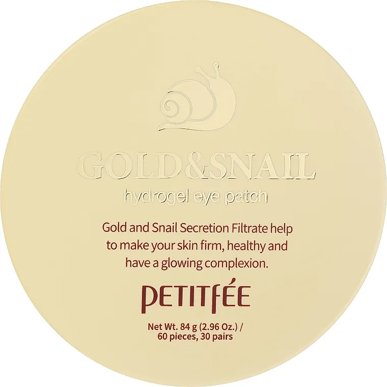 Petitfee &amp; Koelf Gold &amp; Snail Hydrogel Eye Patch Hidrogel flasteri za oči sa zlatom i pužem
