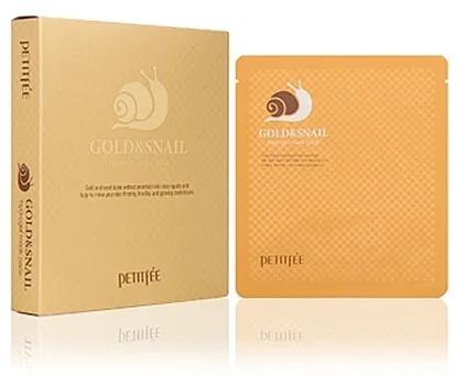 Petitfee &amp; Koelf Gold &amp; Snail Hydrogel Mask Pack Hidrogel maska ​​za lice sa zlatom i pužem