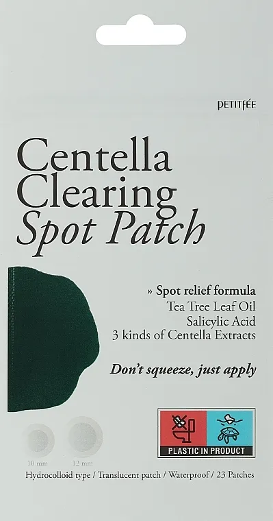 Petitfee Centella Clearing Spot Patch Tačkasti flasteri za upalu sa ekstraktom Centella asiatica