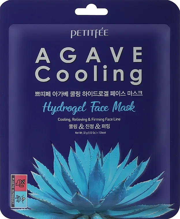 Petitfee&amp;Koelf Agave Cooling Hydrogel Face Mask Hidrogel maska sa efektom hlađenja s ekstraktom agave