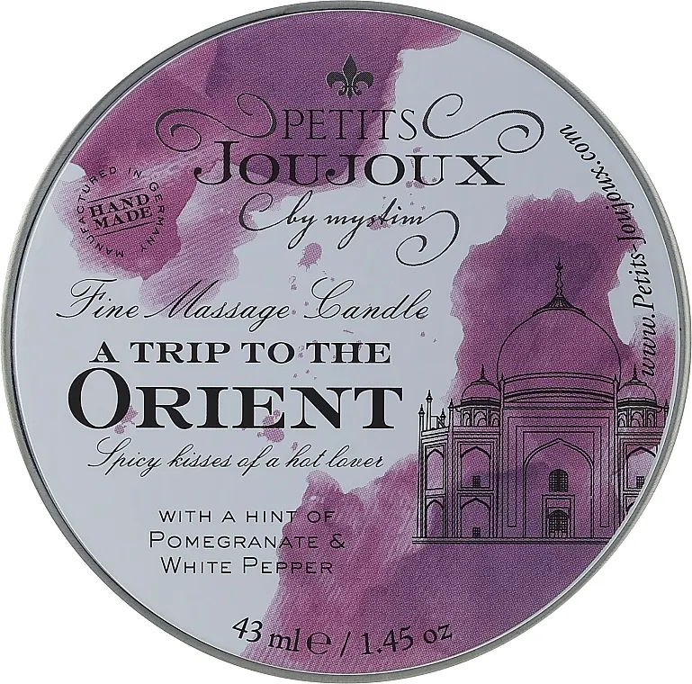 Petits JouJoux Mini A Trip Orient Masažna svijeća s aromom nara i bijelog papra