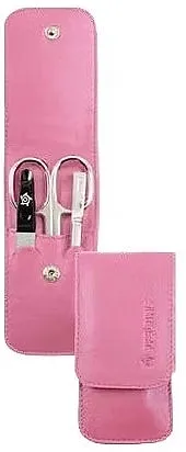 Pfeilring Solingen Manicure Travel Set Pink Set za manikir, 3-delni, roze