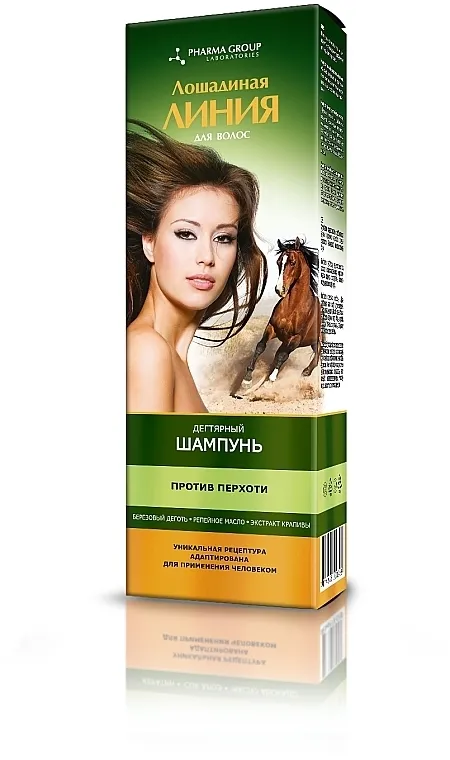 Pharma Group Horse line Šampon s katranom protiv peruti