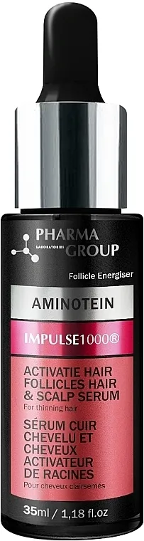 Pharma Group Laboratories Aminotein + Impulse 1000 Hair &amp; Scalp Serum Serum za aktivaciju folikula dlake