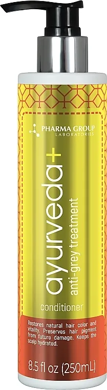 Pharma Group Laboratories Ayurveda + Balzam za kosu 'Ultrazaštita od sede kose'