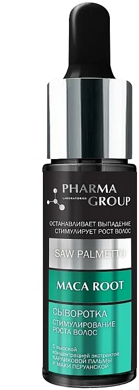Pharma Group Laboratories (mini) Serum "Poticanje rasta kose. Patuljasta palma + Peruanska Maca"