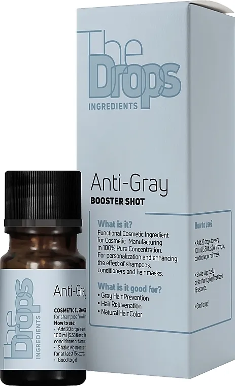 Pharma Group Laboratories The Drops Anti-Gray Booster Shot Kompleks protiv sedih vlasi