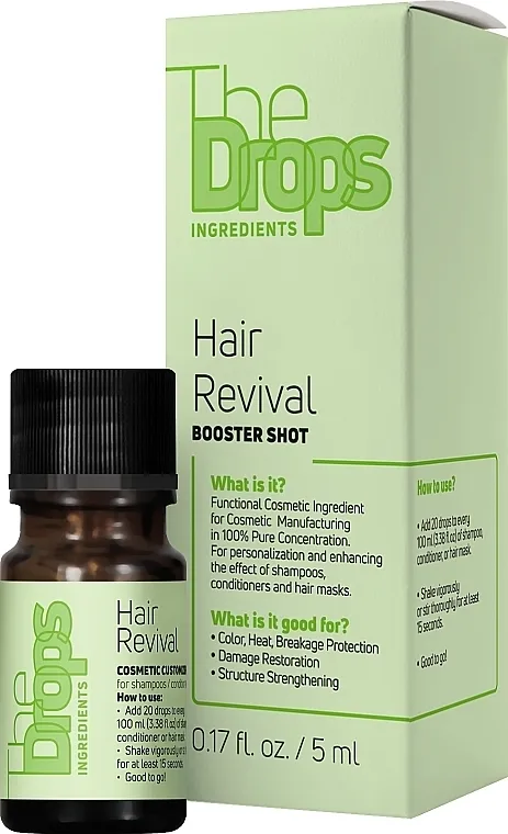 Pharma Group Laboratories The Drops Hair Revival Booster Shot Kompleks za obnovu oštećene kose