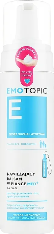 Pharmaceris E Emotopic Moisturizing Foam Balm Hidratantni balzam-pjena za tijelo