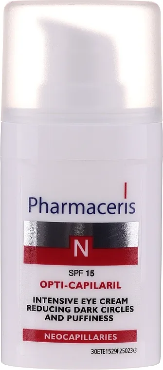Pharmaceris N Opti-Capilaril Intensive Eye Cream Reducing Dark Circles and Puffiness Intenzivna krema koja smanjuje natečenost i kolutove ispod očiju